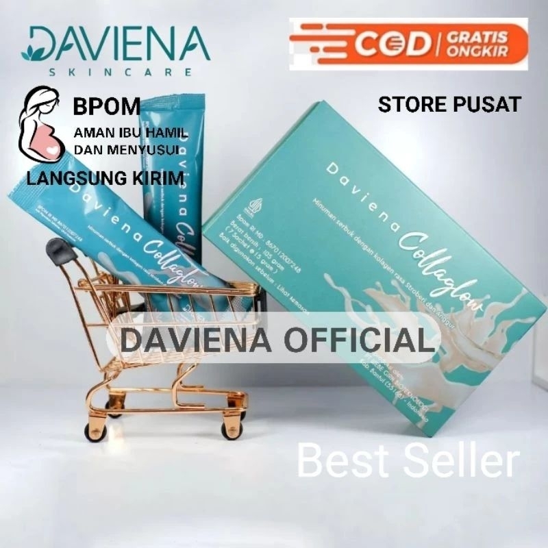 

collaglow daviena 100% ORI|daviena skincare|colla drink daviena