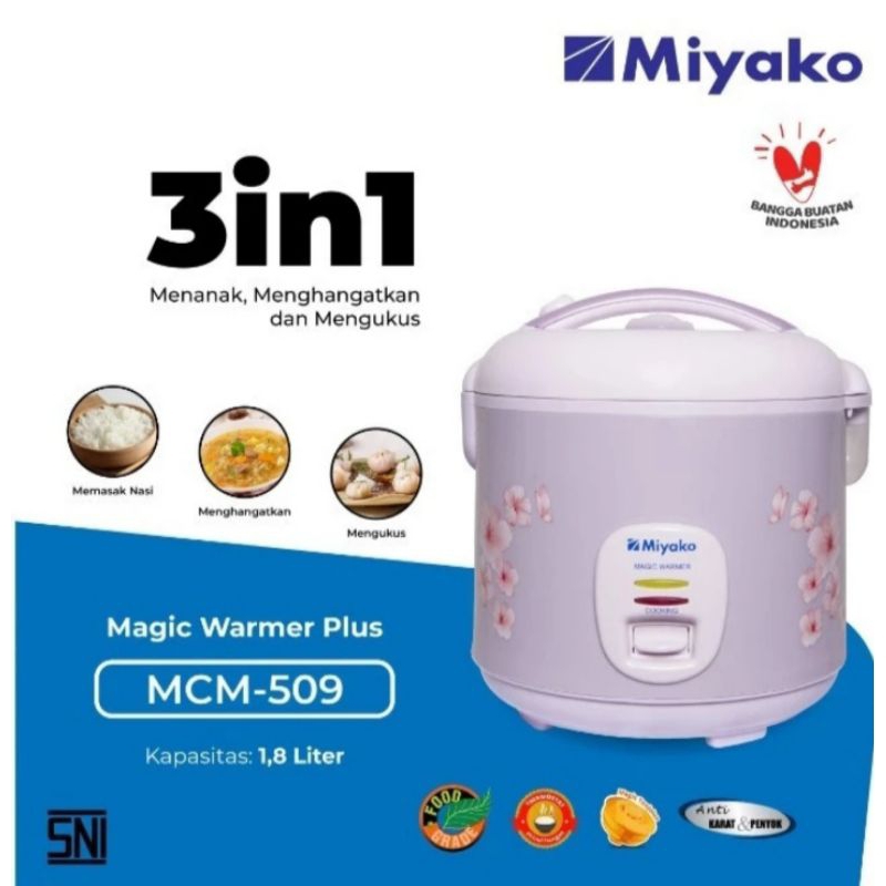 Miyako Rice Cooker MCM 509 / Miyako Magic Warmer MCM 509