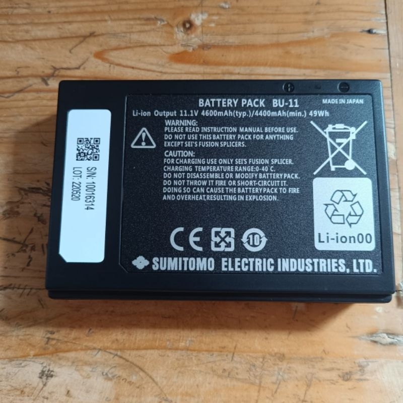 Batre splicer sumitomo z1c z2c / batre sumitomo z1c z2c | batre Sumitomo | batrei splicer sumitomo z