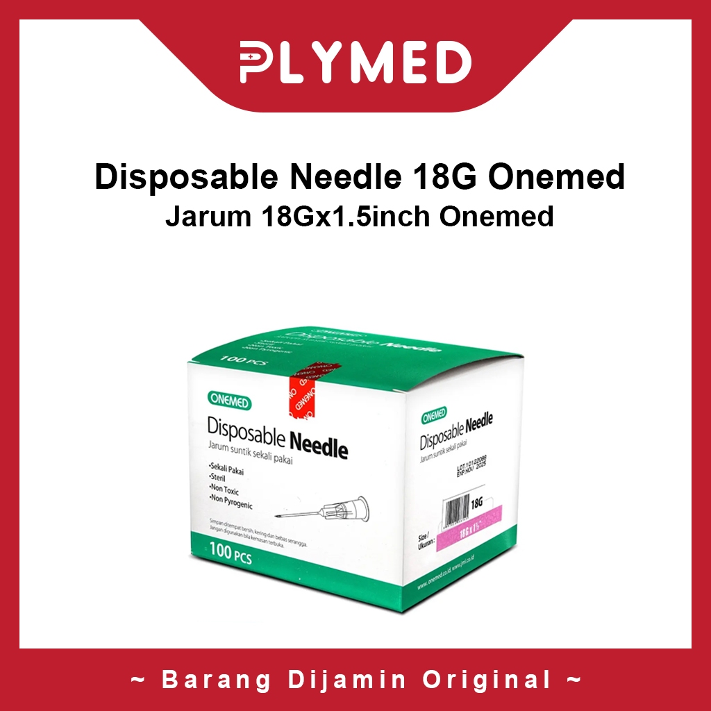 ONEMED NEEDLE / Jarum Onemed 18G