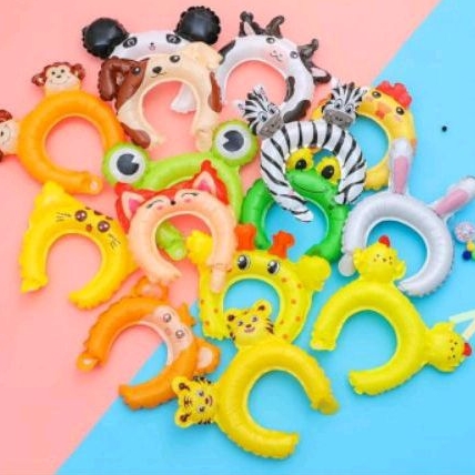 Balon Foil Bando Karakter/Balon Bando/Balon Foil Bentuk Bando Karakter Rajawali Party