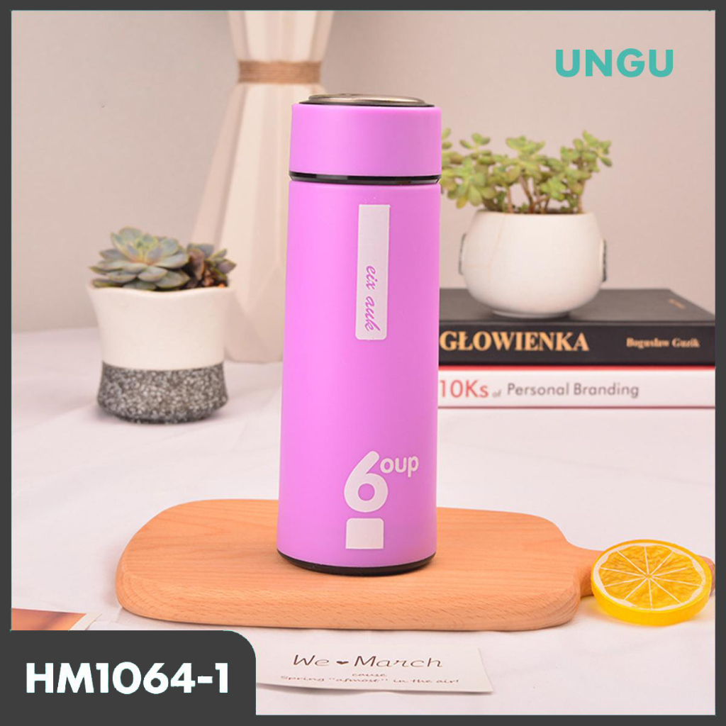 Botol Minum Nice I Botol Minum Anak Nice I Botol Tumblr I Botol 400ml BPA FREE I Botol Minum Lucu Aesthetic-UNGU