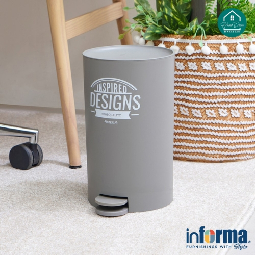 Informa Informa Tempat Sampah Injak/ Tong Sampah Plastik Pedal Wadah Pembuangan Alat Kebersihan Indo