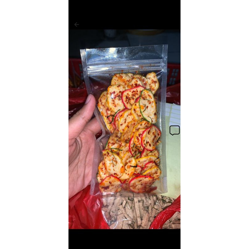 

kerupuk seblak daun jeruk