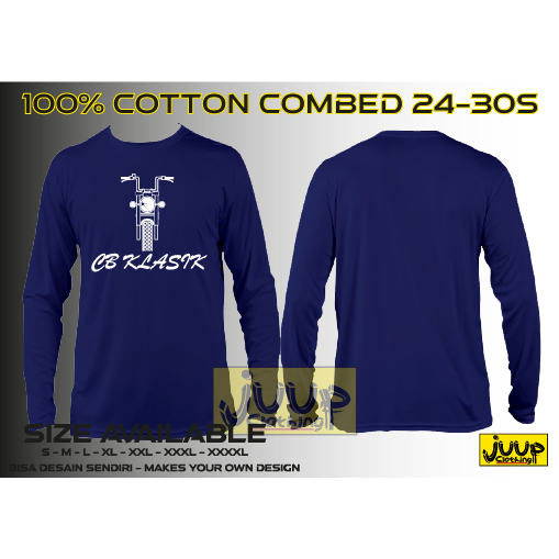 KAOS BAJU PAKAIAN PRIA LENGAN PANJANG CB KLASIK BEST QUALITY