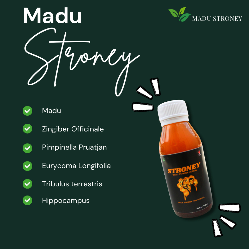 Madu Herbal Kuat Stamina Pria Stroney
