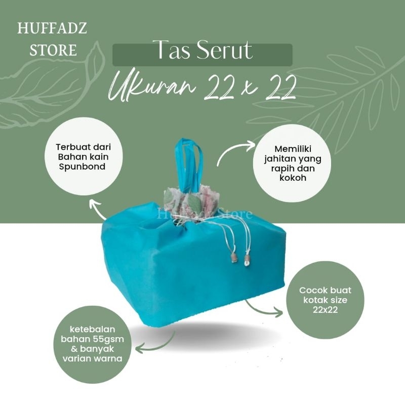 

(12Pcs) Goodiebag Hajatan Serut Box nasi 22 x 22 Murah