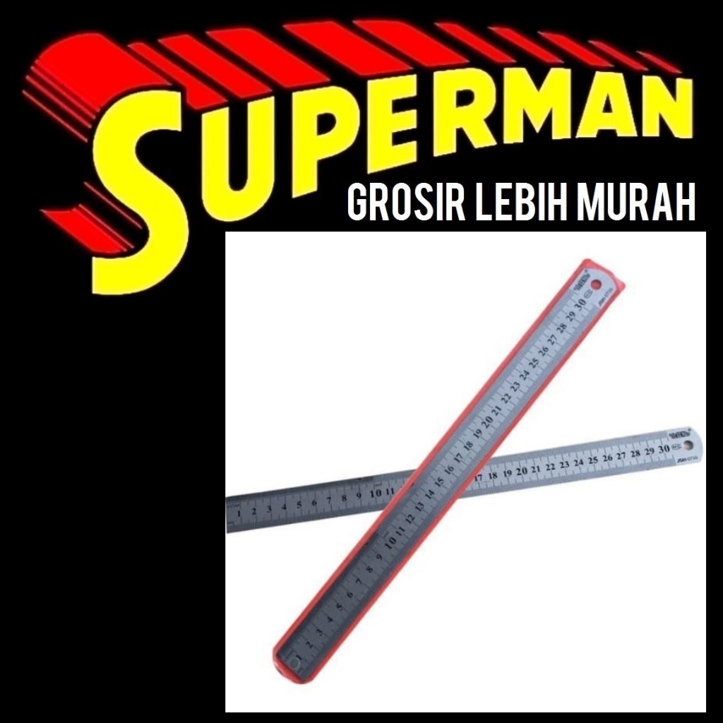 

(i7) PENGGARIS BESI STAINLESS 30CM 30 cm superman jogja supermanjogja