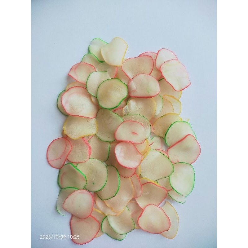 

KERUPUK BAWANG MENTAH WARNA WARNI 500 gr