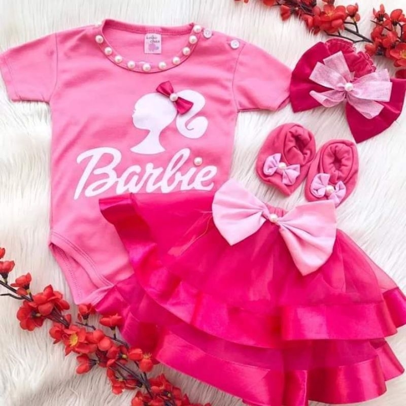 set jumper bayi Barbie