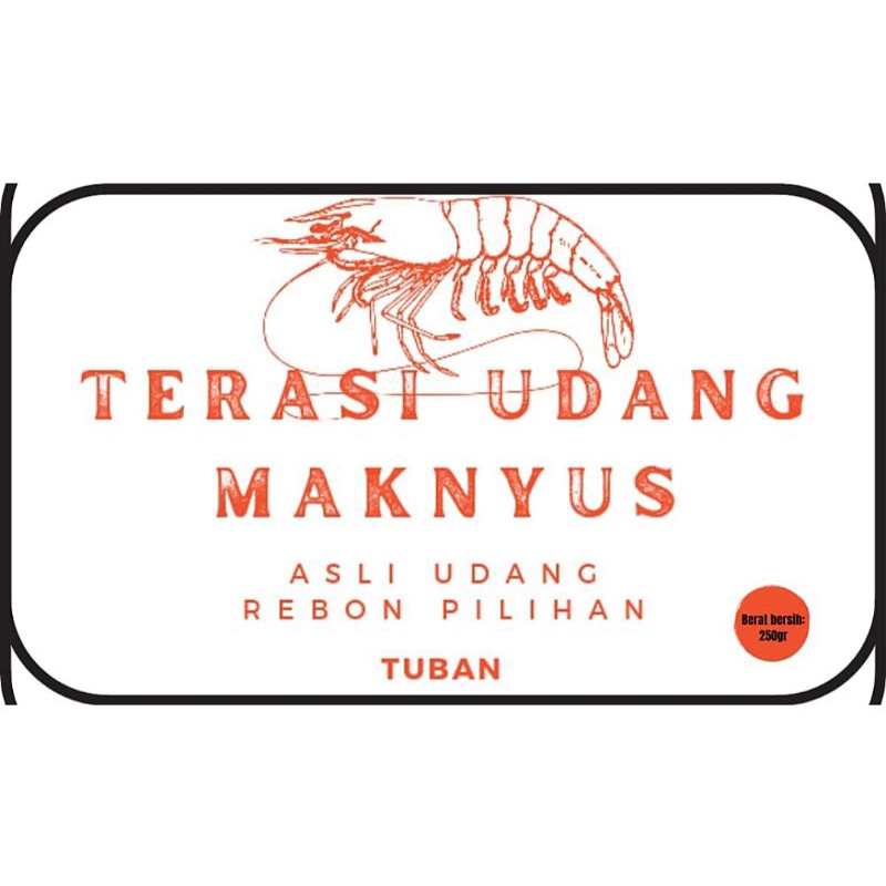 

Terasi Udang Maknyus 250gram