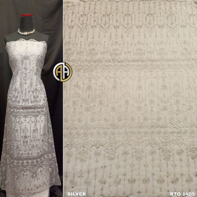 Tulle Embroidery Sapto