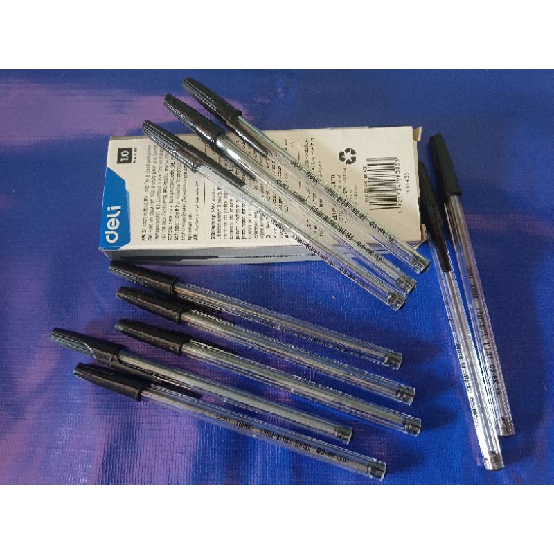 

Pulpen Deli Q3-BK 1.0 Warna Hitam