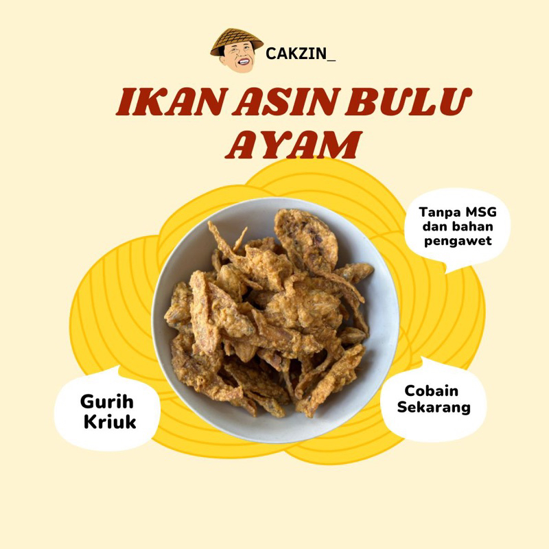 

IKAN ASIN BULU AYAM 500gr