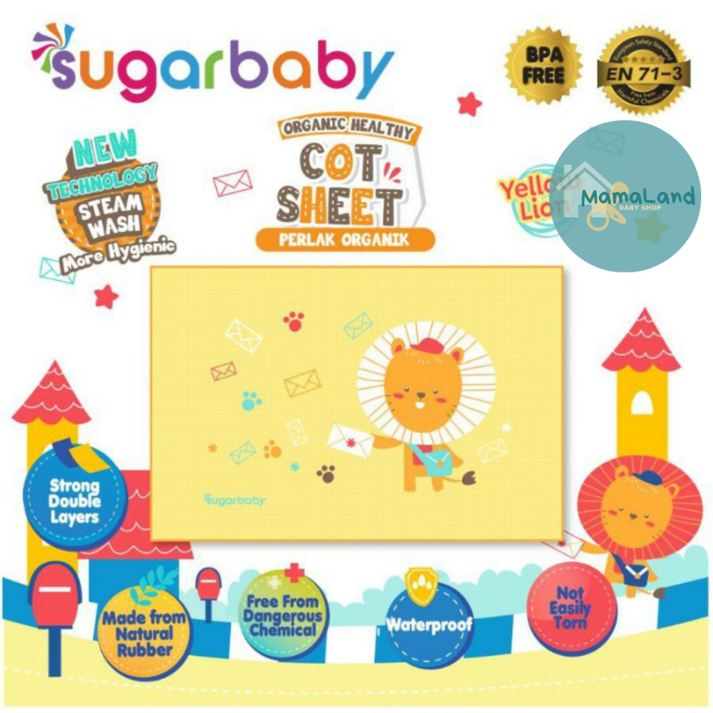 Sugar Baby - Perlak Tikar Terpal Alas Bayi/Ompol Bayi Tebal Murah - Makassar