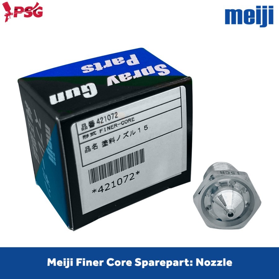 Meiji Finer Core Spraygun Fluid Nozzle Sparepart