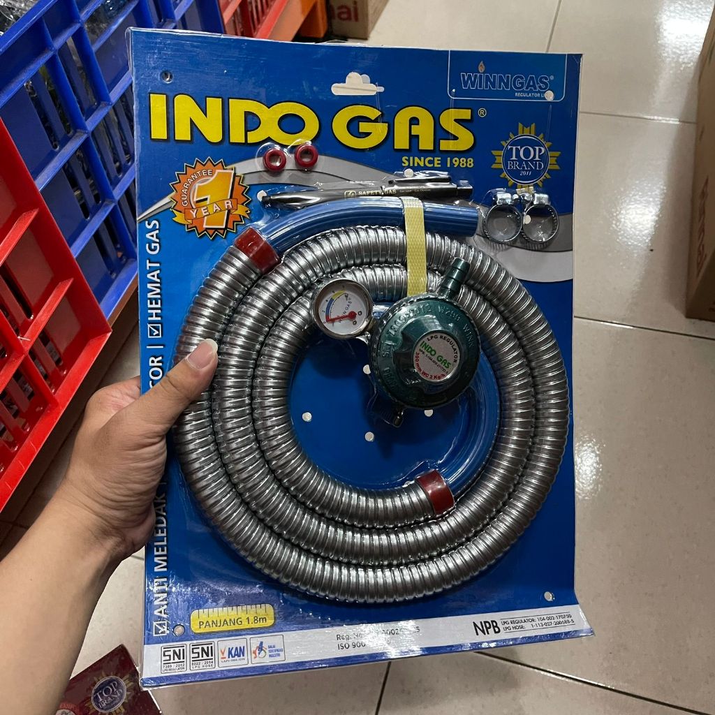 Selang Paket Regulator Indo Gas Winn