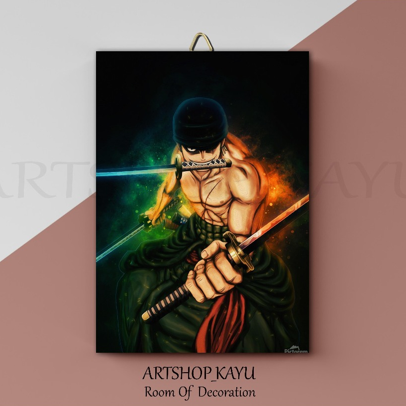 hiasan dinding ANIME ONE PIECE / dekorasi dinding / dekorasi kamar / poster dinding