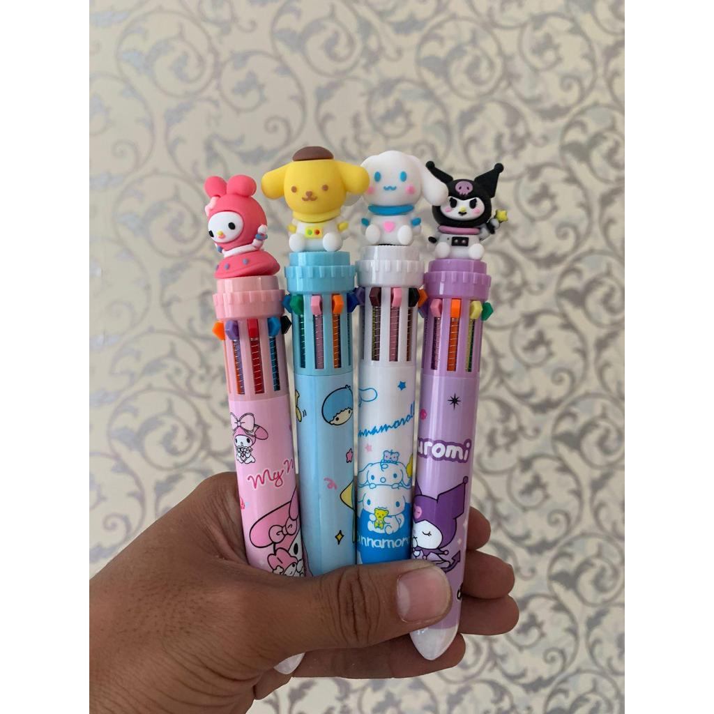

Pen 10 warna Berkarakter Sanrio