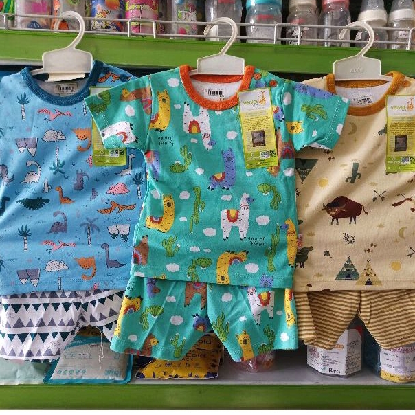 nadiva baru VELVET JUNIOR SETELAN BAJU KANCING PUNDAK S, M, L, LB, XL, XXL LENGAN PENDEK CELANA PEND