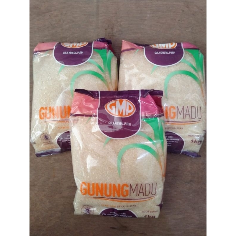 

GULA PUTIH KRISTAL GMP GUNUNG MADU 1 KG
