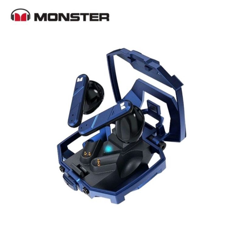 Monster XKT09 Wireless Bluetooth Earphone Earbuds Headset TWS Gaming HIFI Stereo