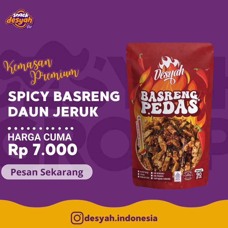 

KEMASAN PREMIUM KERIPIK STIK BASRENG BASO GORENG IKAN PEDAS/BASRENG STIK ASIN/CEMILAN MURAH