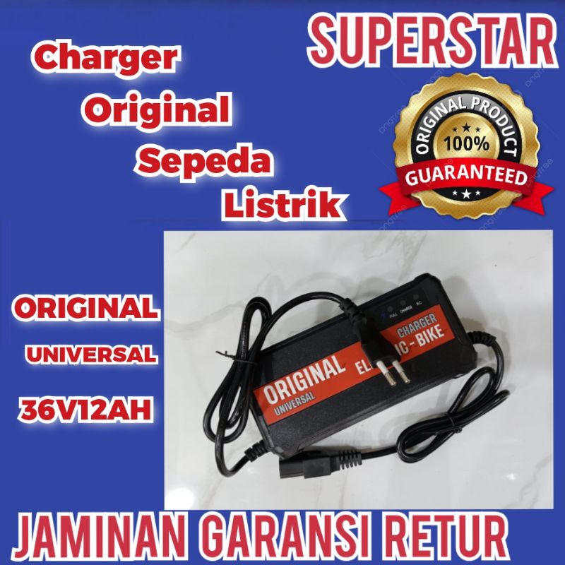 Cassan Cas Aki Batrai Sepeda Listrik Universal 36V12Ah