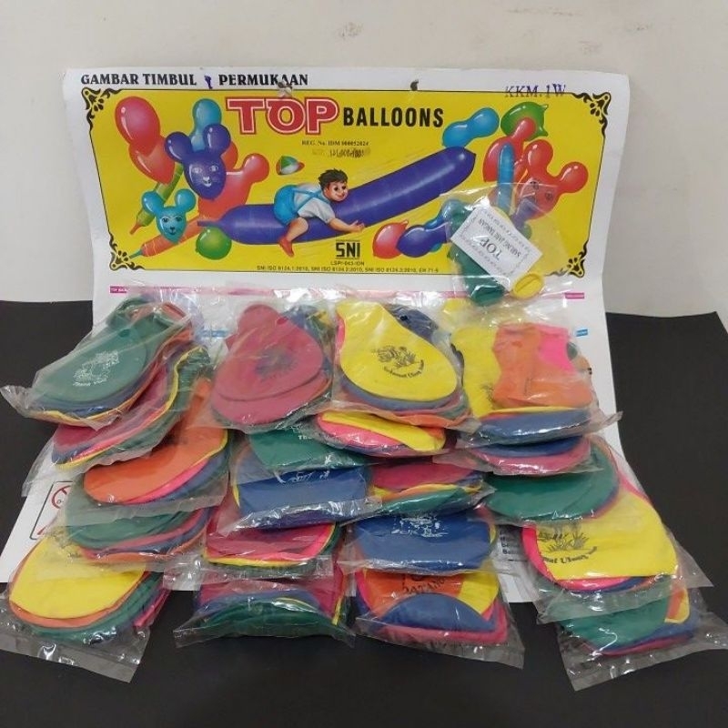 (1 renteng) Balon Top Tanggung KKM
