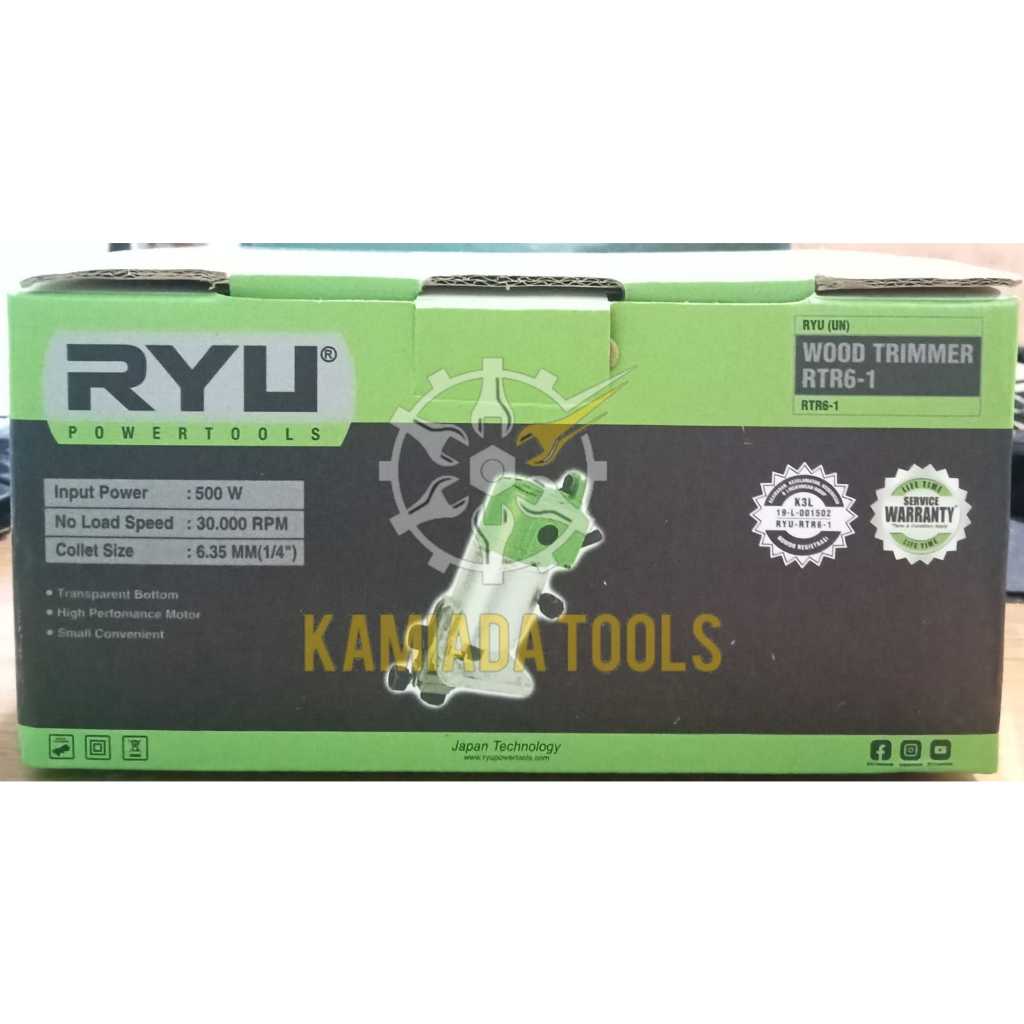 Mesin Trimmer RYU RTR 6-1/Mesin Router/Roter Profil Kayu Wood Trimmer 6"