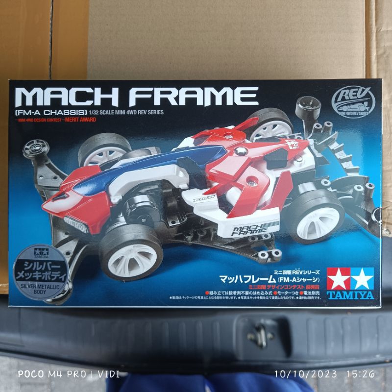 Tamiya 95164 Mach Frame Silver Metallic Body FM-A Chassis 4WD Original