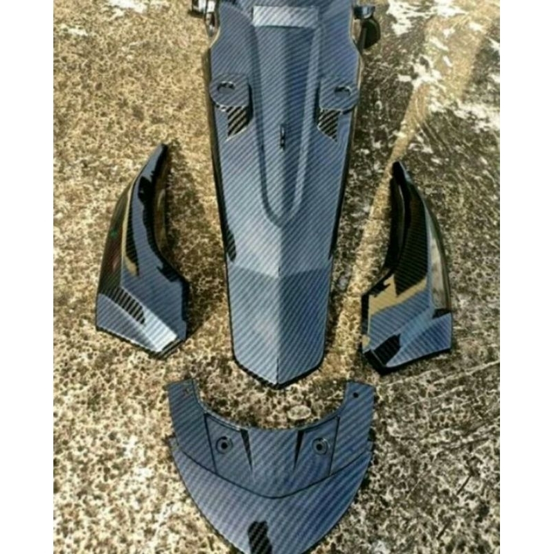 CARBON COVER PAKETAN MOTOR BEAT FI 2014/2015 FULL KARBON