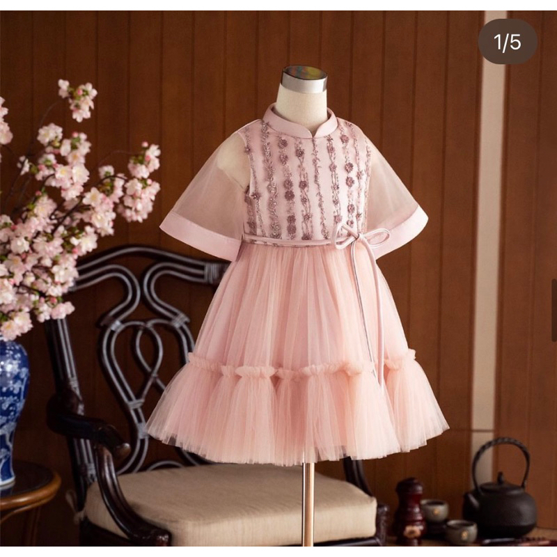 Poppuri Carina dress anak 4Y