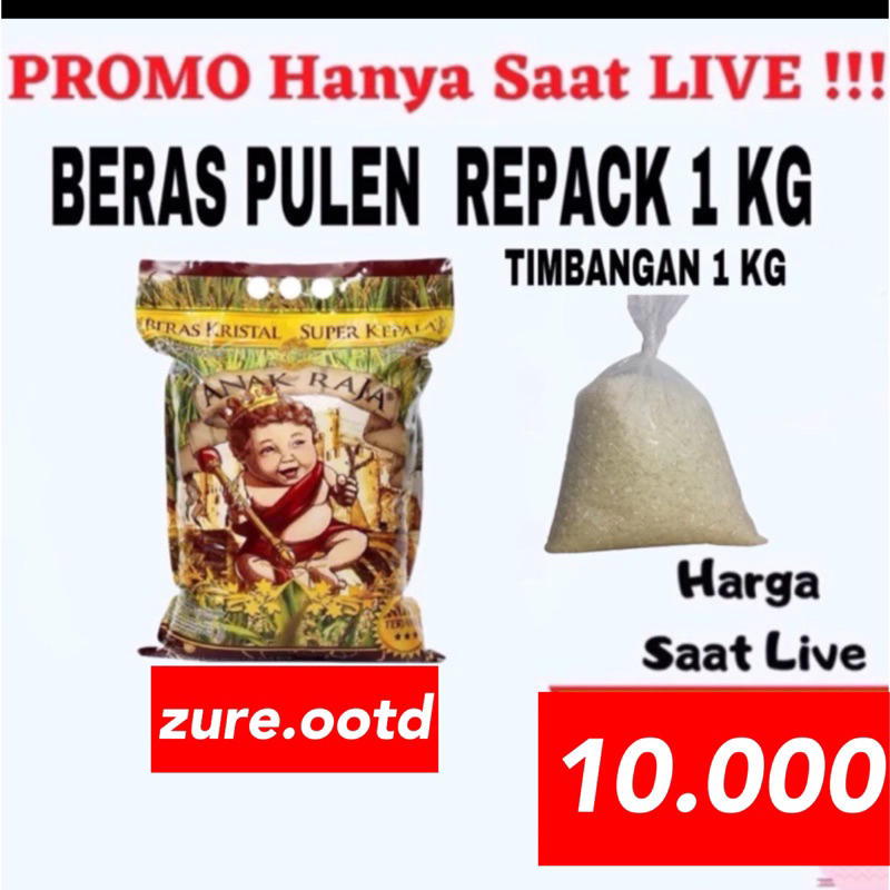 

BERAS PULEN DAN ENAK PAKING AMAN REEPACK 1KG