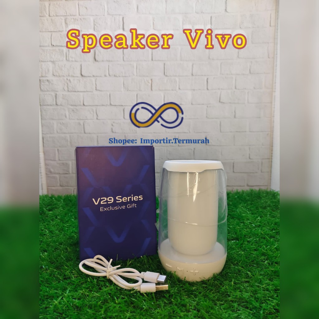 SPEAKER BLUETOOTH SERI V29 LAMPU WARNA WARNI
