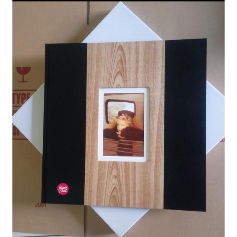 COD✅ Album foto magnetiz JUMBO 10Rs 15sheet Hard cover vinil combinasi 36x36cm