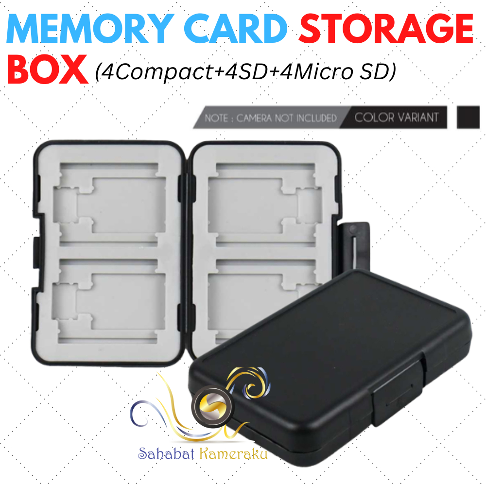 Plastic Case Holder Storage Box Memory Card (Micro SD, Compact Card, SD Card)