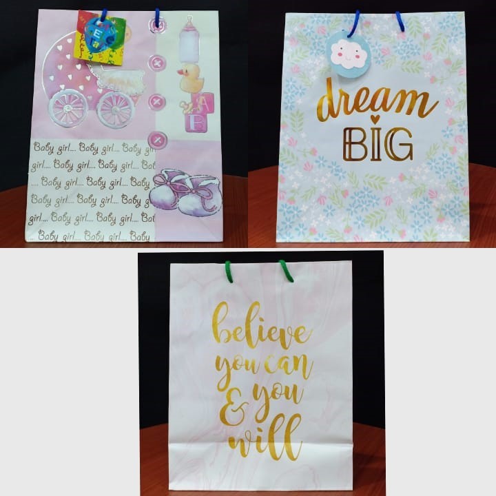 

ANNYEONG HASEYO GIFT SHOP | Paper Bag - Tas Kertas Kado | Quotes | 26,5 cm x 13.5 cm x 32.5 cm