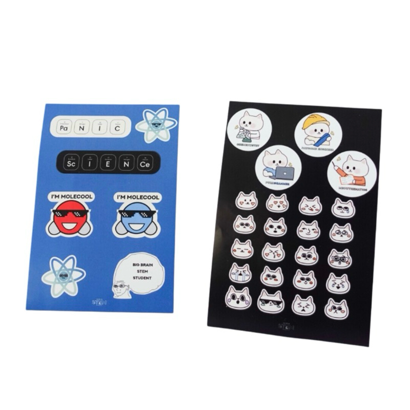 

[Pre-Order] Youth in STEM Sticker set Merchandise, Vinyl Waterproof Doff Stickers, Cute and Cool Sticker Sets