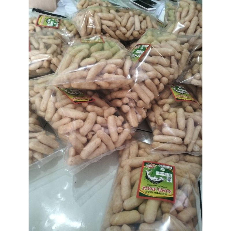

Amplang kerupuk ikan tengiri paket usaha 1kg(200gx5)