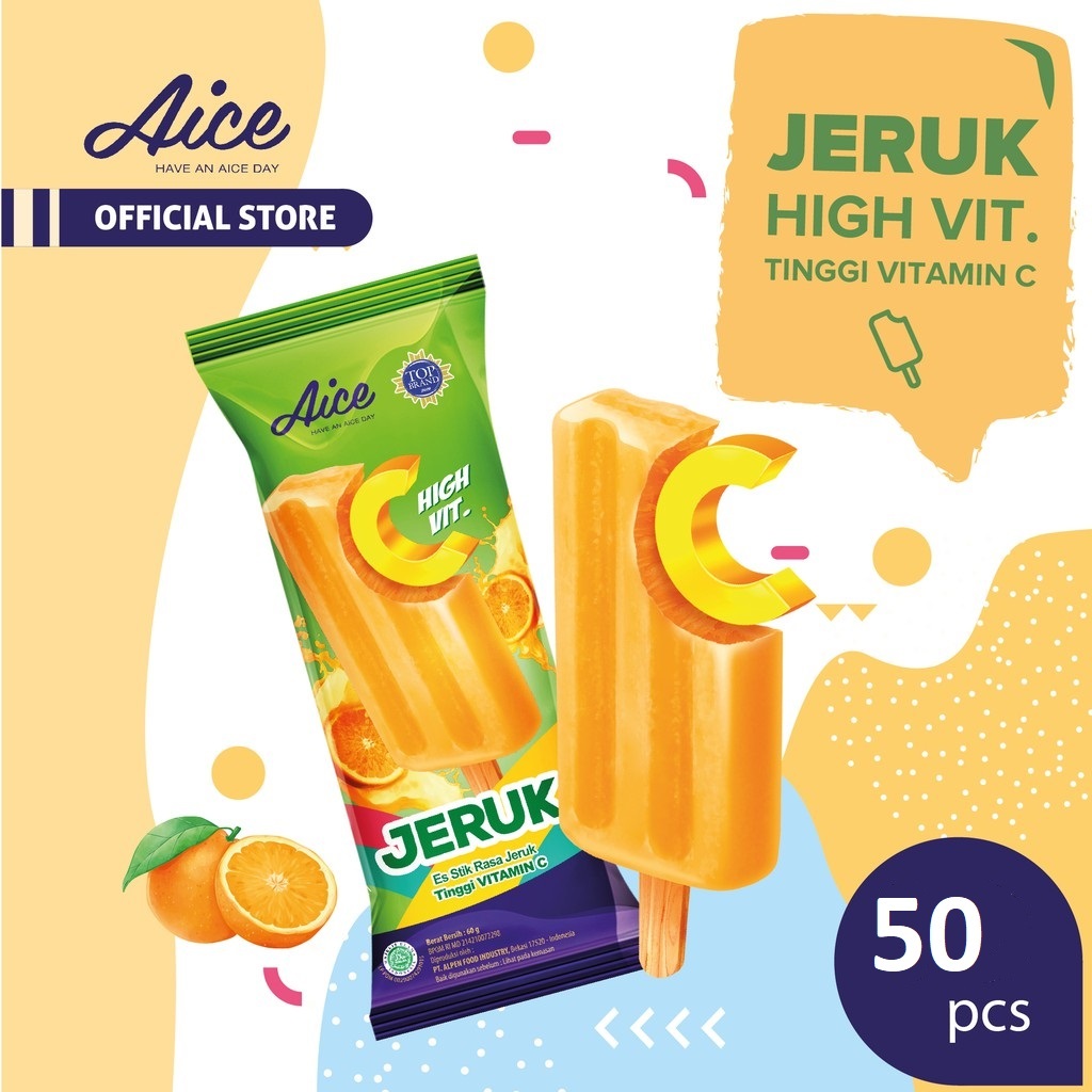 

AICE JERUK VIT C STICK ( 1X 50)