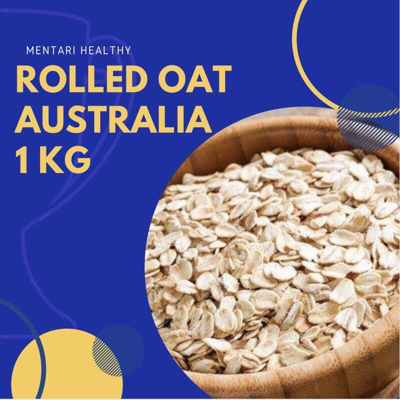 

Roasted Rolled Oat 1kg / Rolled Oat Panggang 1kg ORIGINAL