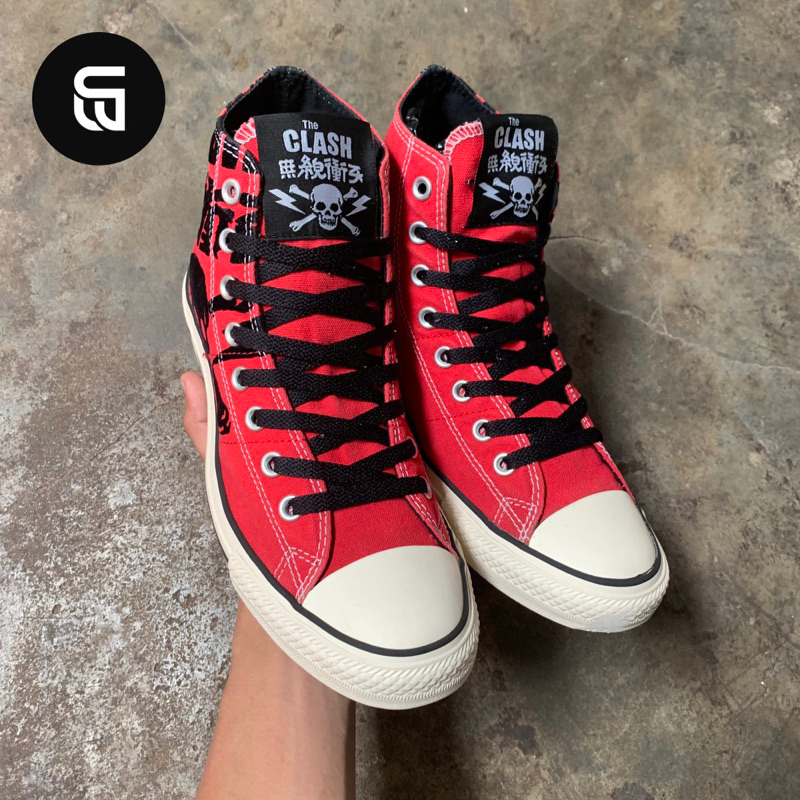 Converse x The Clash revolution rock