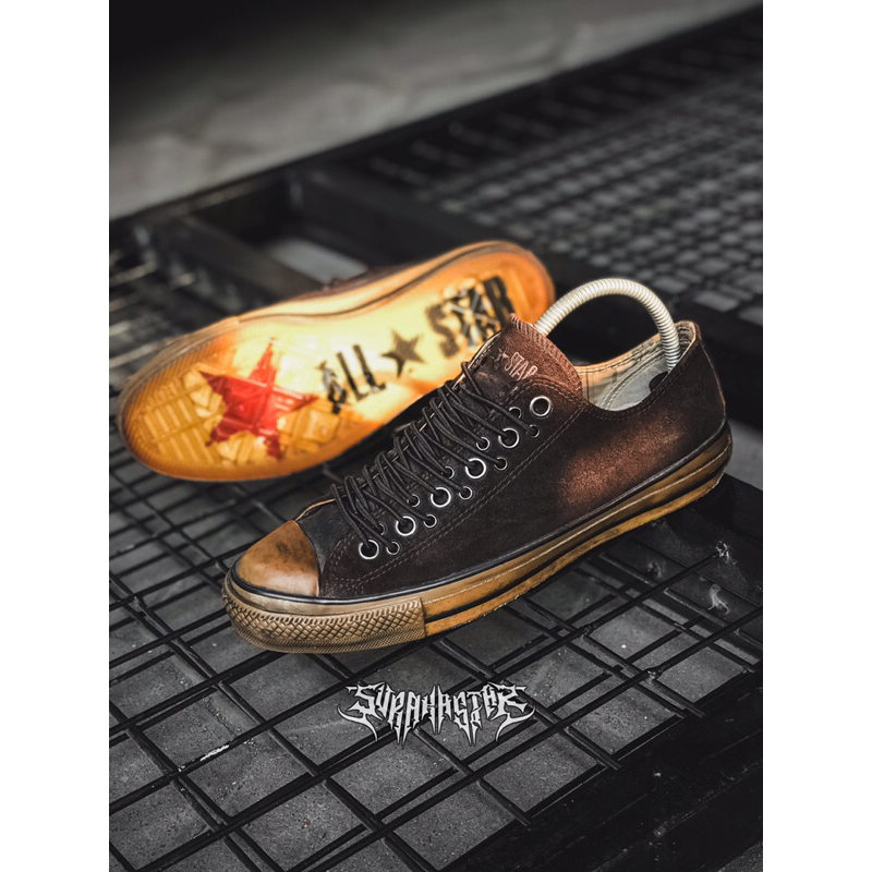 CONVERSE OX JOHN VARVATOS MULTIEYELET SUEDE VINTAGE