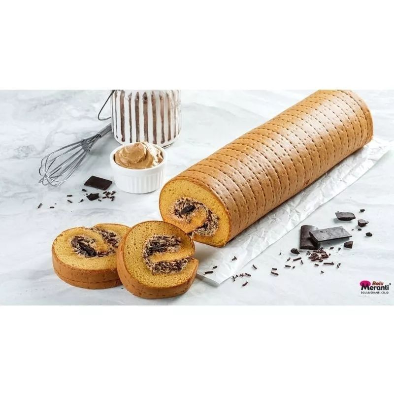 

Bolu Gulung Meranti Medan Double Coklat Spesial