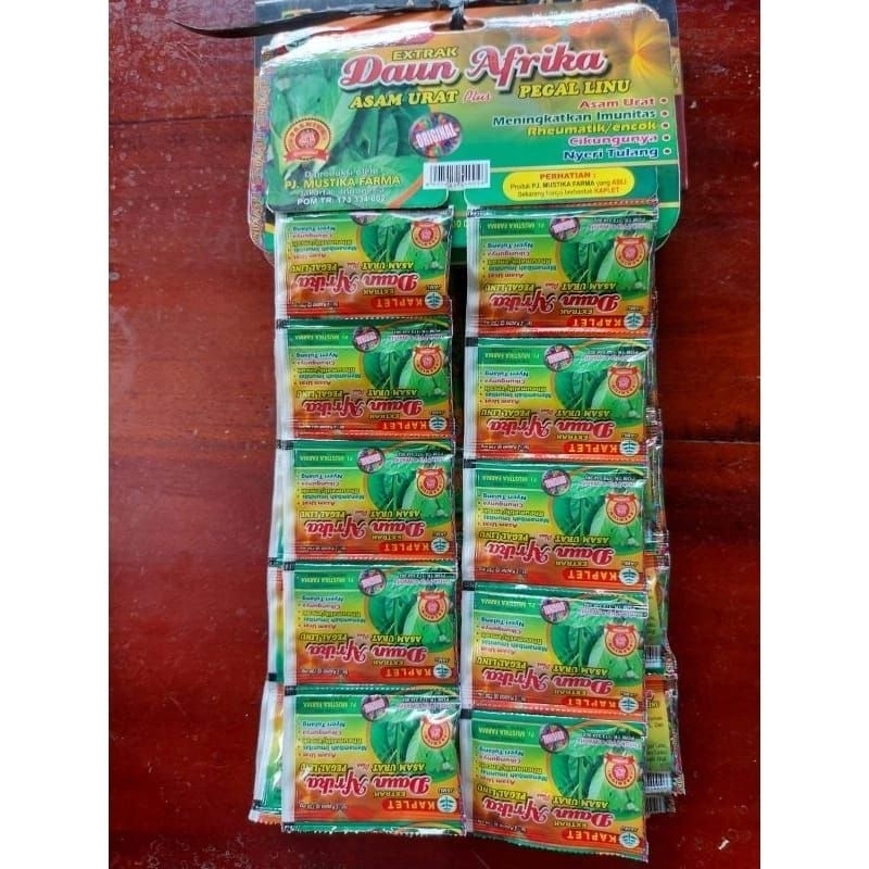 

jamu herbal daun Afrika tablet/kapsul original