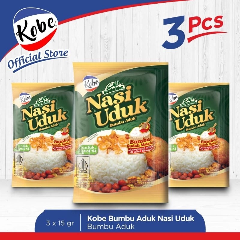 

KOBE Bumbu Aduk Nasi Uduk 3 X 15gr
