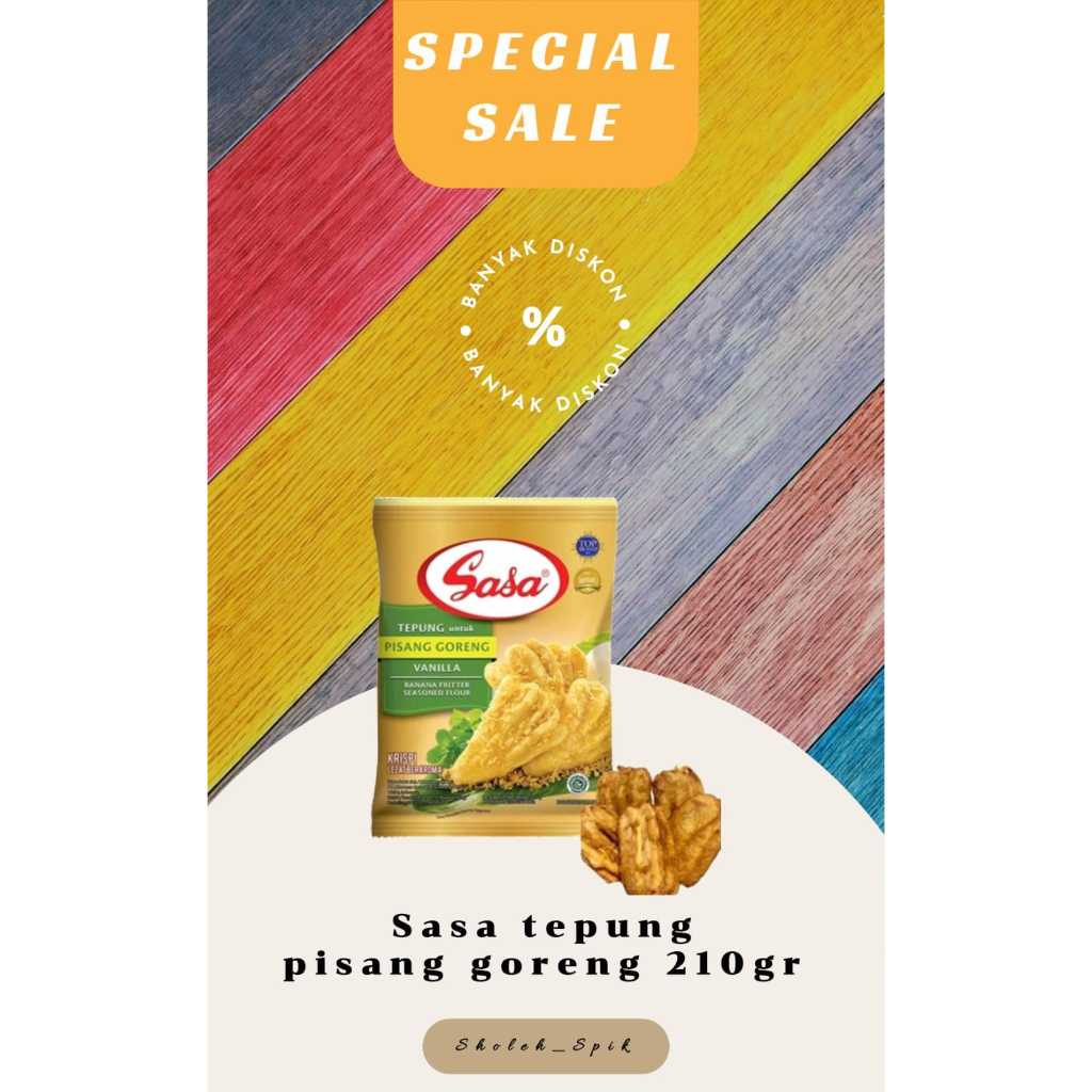 

Sasa tepung bumbu pisang goreng 210gr
