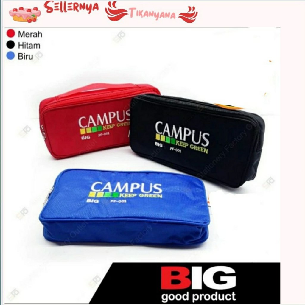 

Tempat Pensil BIG Campus - PF- 001- Warna Hitam