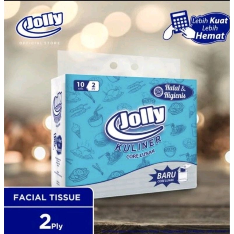 Tissue Jolly 700gram 2ply facial lembaran kiloan